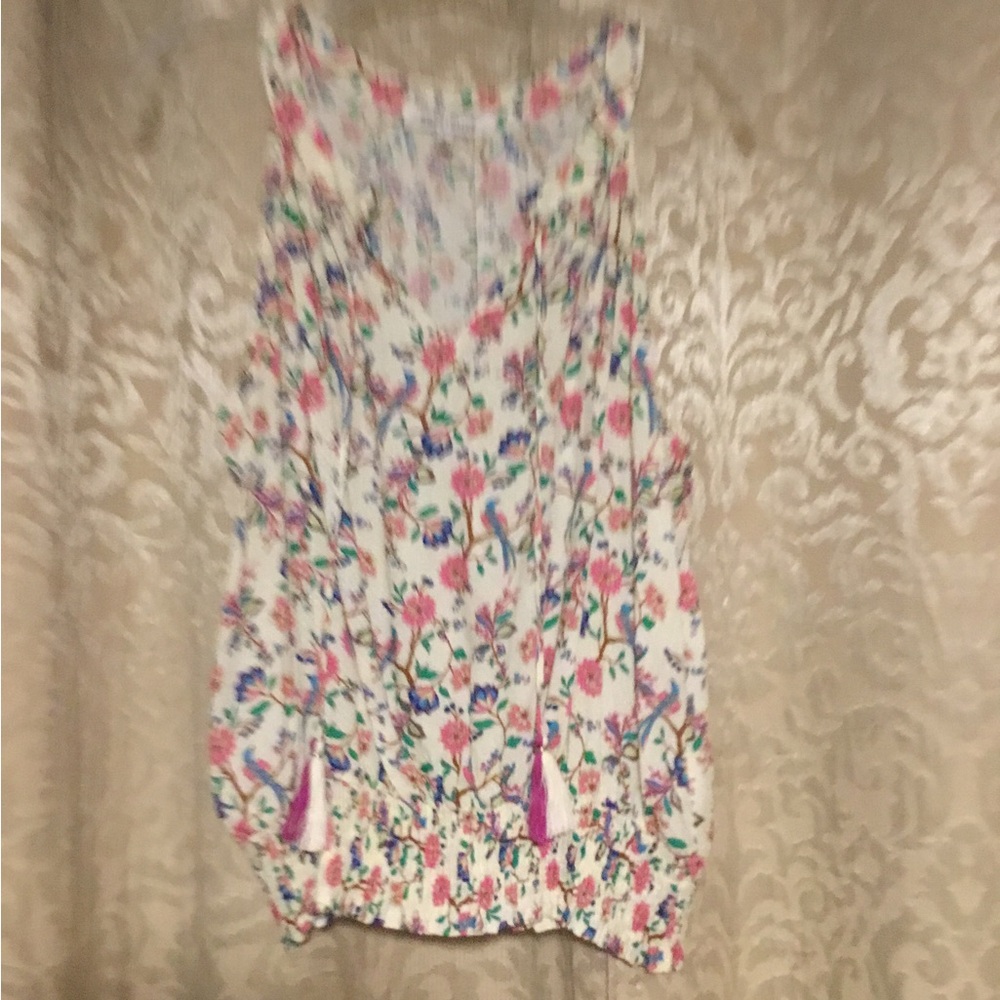 Floral Sleeveless Top